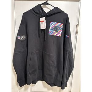 Carolina Panthers Nike Crucial Catch Hoodie Men’s Large Black NFL SKU 314